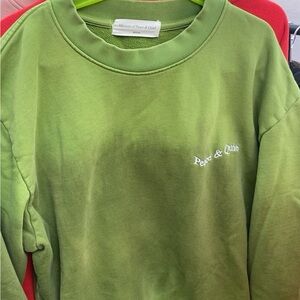 Museum Of Peace & Quiet Green Sweatshirt
